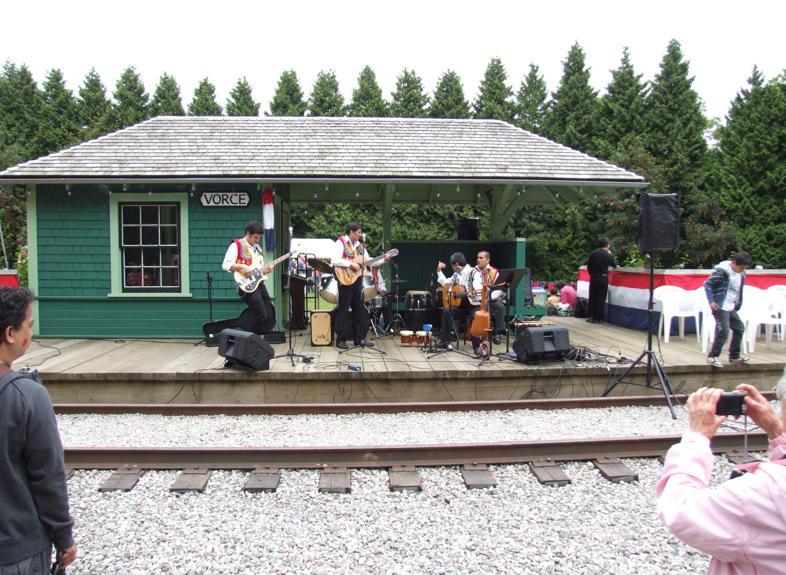 Heritage tram station at Burnaby Village Museum