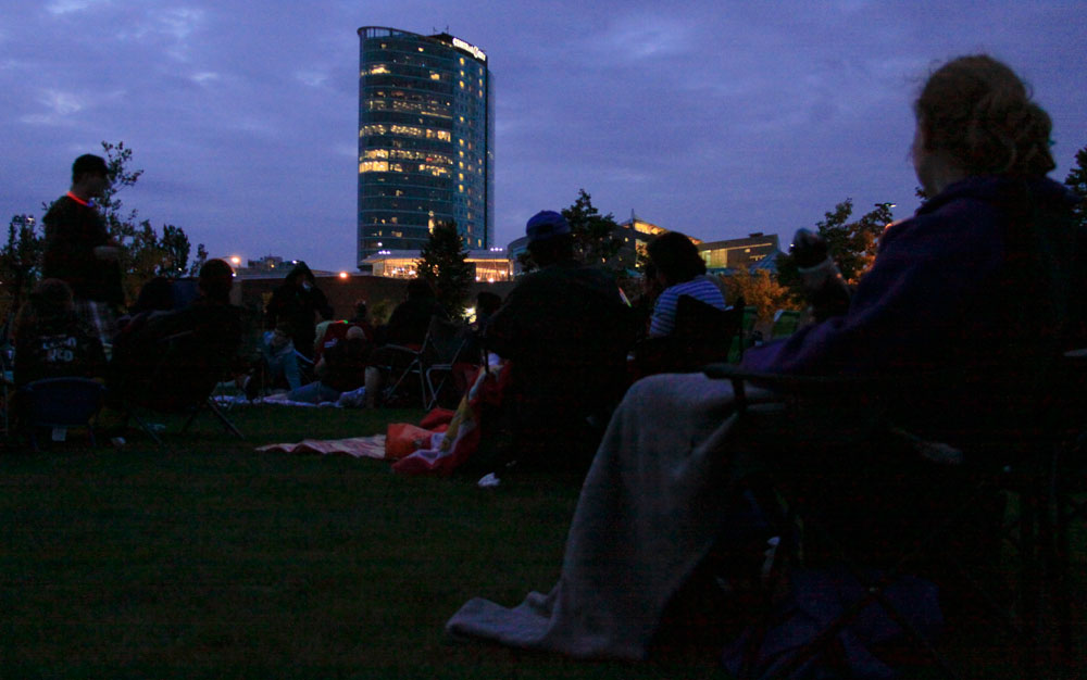Holland Park with Surrey City Centre towers in the background