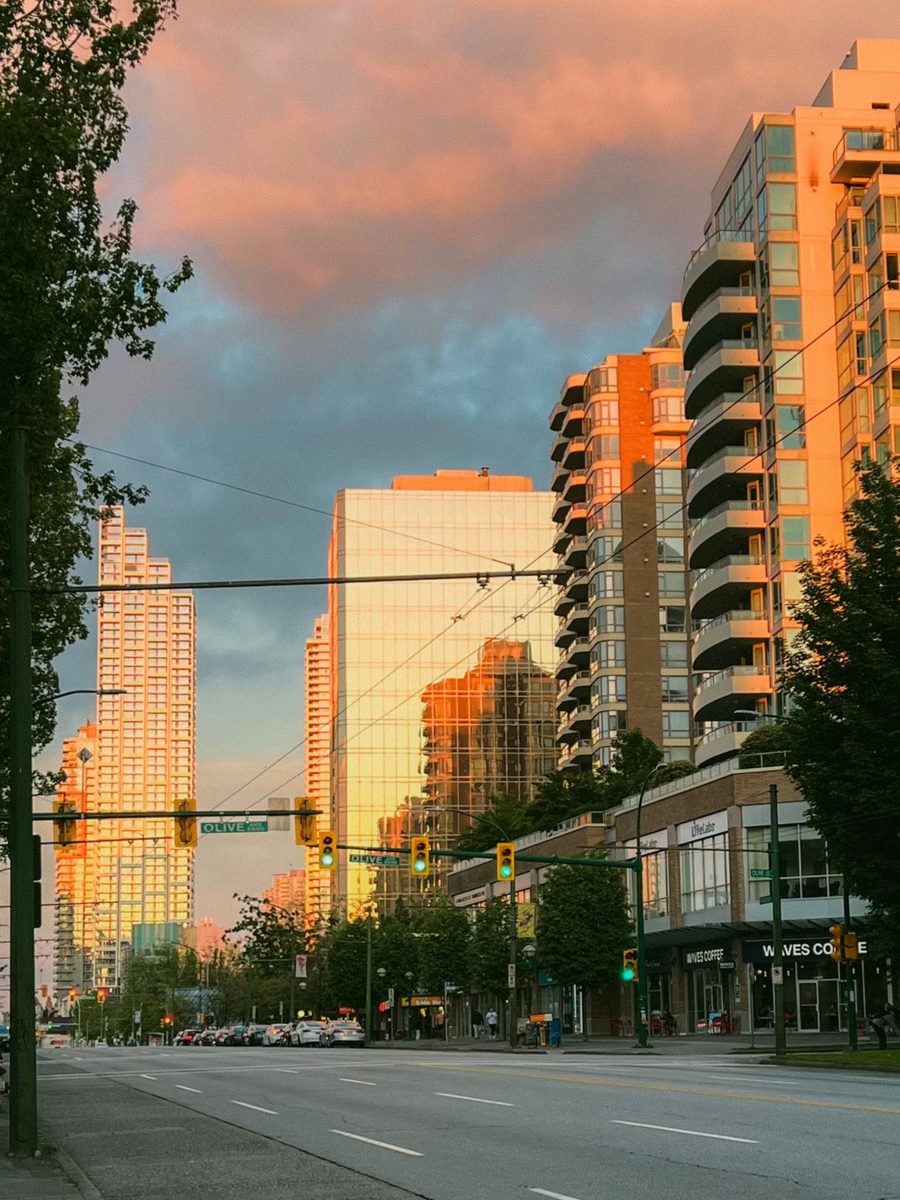 City view of Burnaby, BC