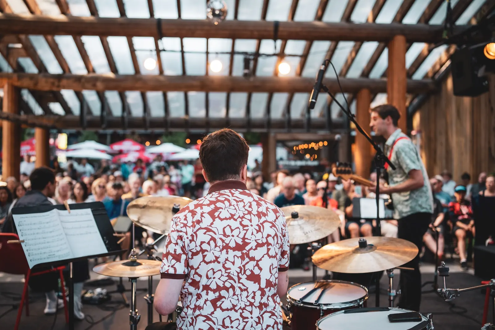 Live performance at the Vancouver Jazz Festival, photo by Matt Taylor