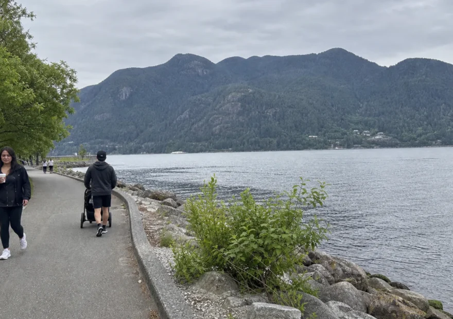 Rocky Point Park waterfront path in Port Moody