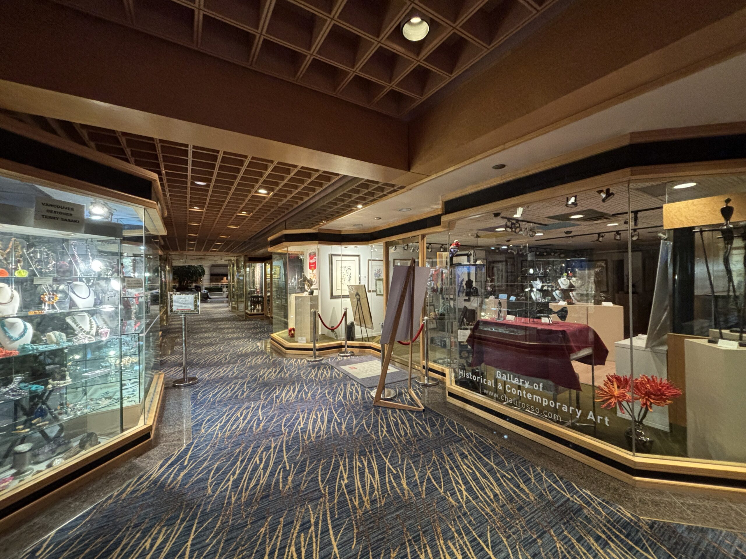 Pan Pacific Vancouver interior beside the Canada Place cruise terminal